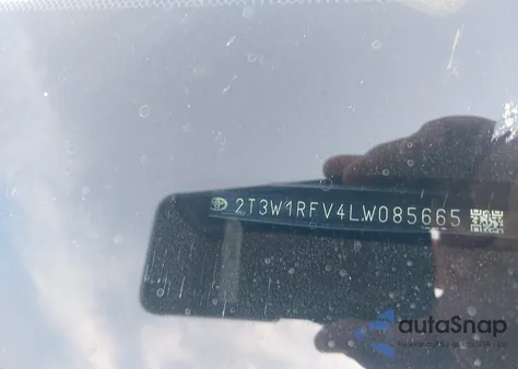 2020 Toyota Rav4 Xle из США, поврежденный, VIN 2T3W1RFV4LW085665